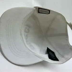 Gucci | Accessories | Gucci Hatcap White Size Xl59cm | Poshmark display picture 3